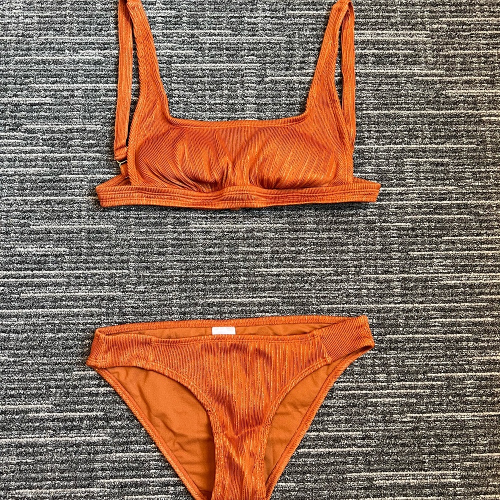 Xhilaration Orange Bikini Set